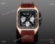 AAA Swiss Copy Cartier Santos de Chronograph Black-Rose Gold Men's Watches (3)_th.jpg